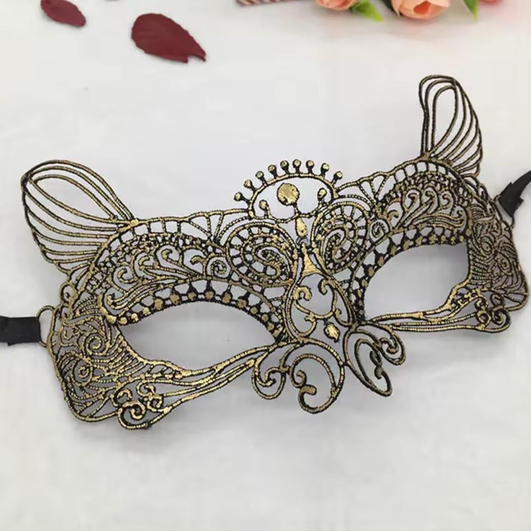 Маска на корпоратив карнавальная One size Золотистый (60722/5) Маска на корпоратив карнавальная One size Золотистый (60722/5)