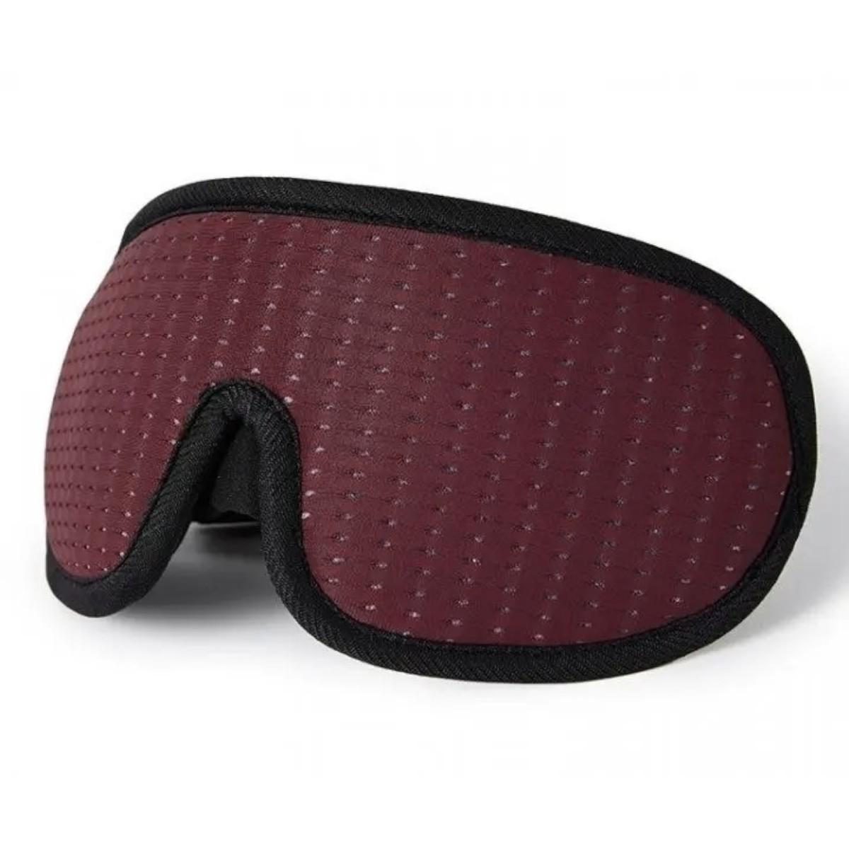 Маска для сна и отдыха Sleep Eye с дышащим эффектом 3D с берушами Бордовый - фото 5 Маска для сна и отдыха Sleep Eye с дышащим эффектом 3D с берушами Бордовый - фото 5