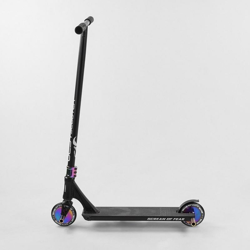 Самокат трюковый Best Scooter Simbiote Hic-система пеги алюминиевый диск/дека Black (102305) - фото 3