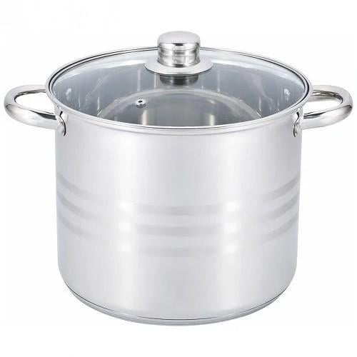 Каструля з кришкою Edenberg EB-544 з індукційним дном нержавіюча сталь 9 л 24x20 см (27922489)