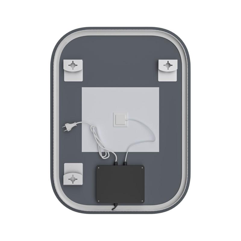 Зеркало для ванной комнаты MIXXUS Premium DIVERSE MR15 REVERSE LED Touch/Anti-fog/димер 3-6,5kK 80x60 см (MP6638) - фото 6