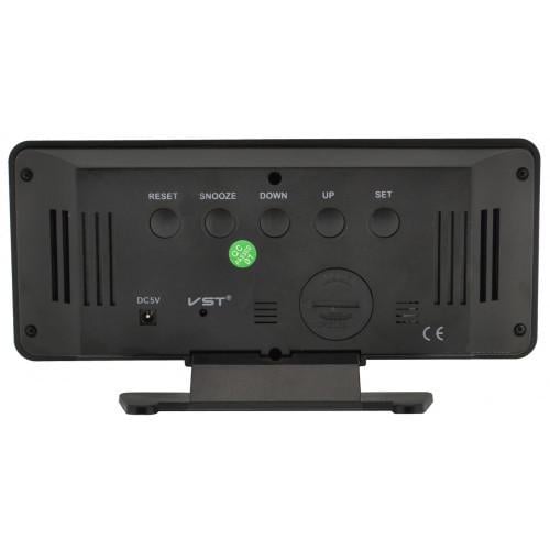 Часы настольные VST-888Y 7006 с зеленой подсветкой - фото 2 Часы настольные VST-888Y 7006 с зеленой подсветкой - фото 2