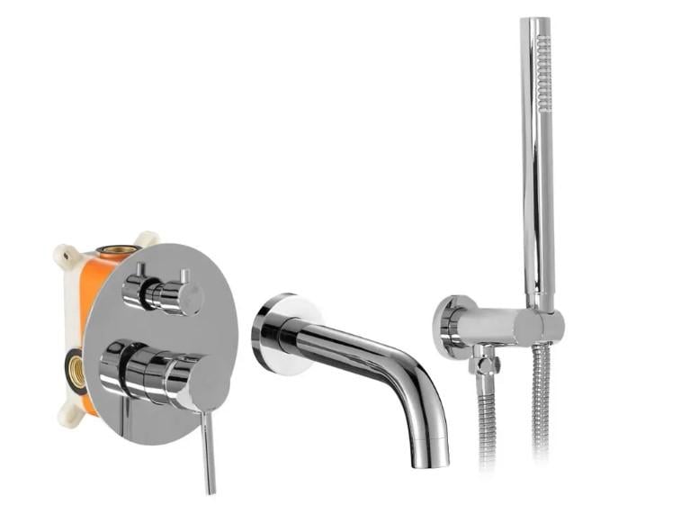 Смеситель для ванны скрытого монтажа Rea Lungo Хром (REA-B6990)