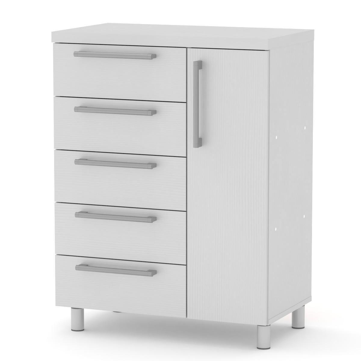 Комод-тумба МеблиКо 1 МГ-2 70х40х93 см Альба/Белый (k-1482-2) - фото 1 Комод-тумба МеблиКо 1 МГ-2 70х40х93 см Альба/Белый (k-1482-2) - фото 1