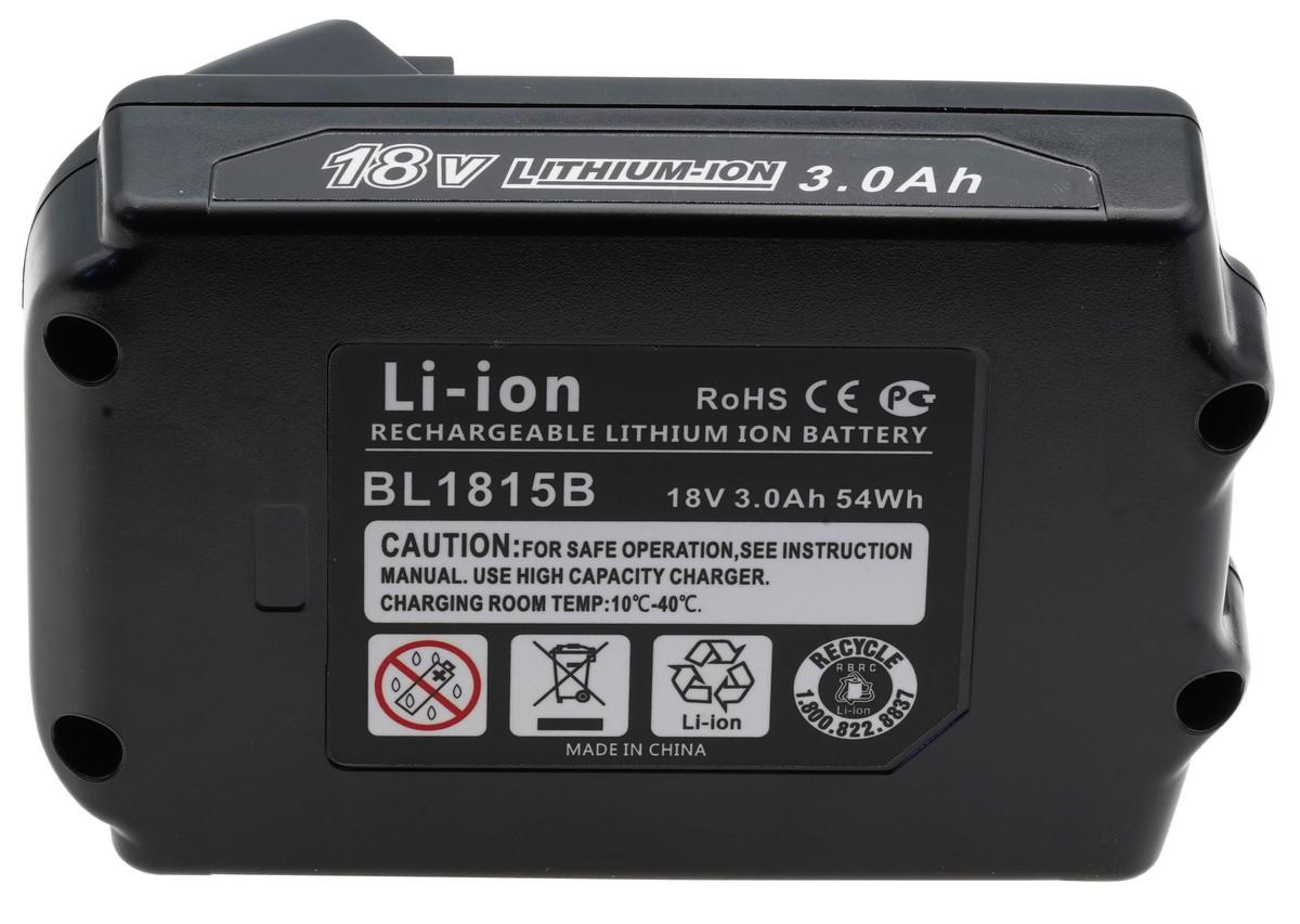 Акумулятор шуруповерта VJ Parts M BL1815B LXT Li-Ion 18В 3Ah - фото 4 Акумулятор шуруповерта VJ Parts M BL1815B LXT Li-Ion 18В 3Ah - фото 4