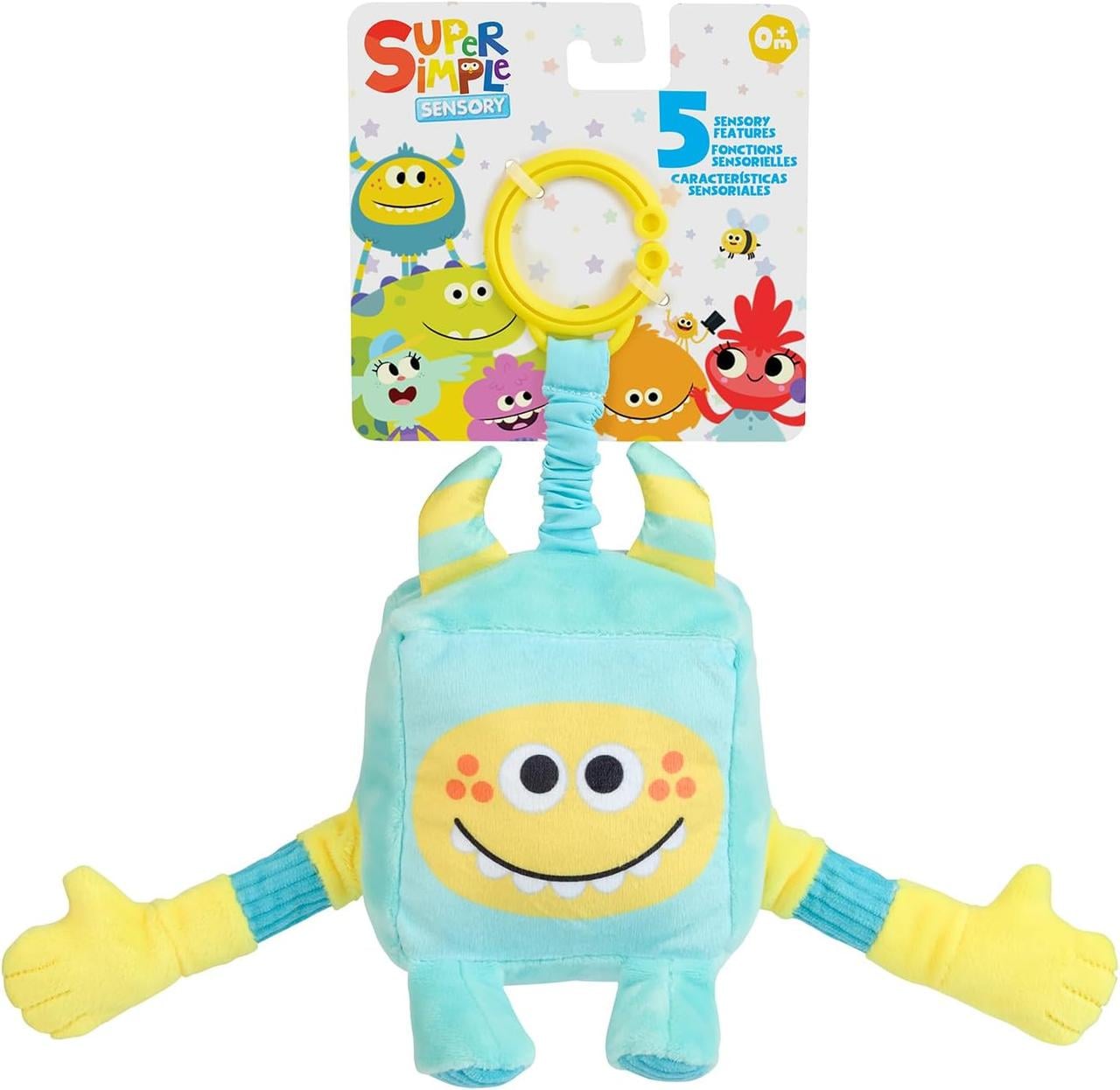 Игрушка для развития сенсорики Wow Wee Super Simple Плюшевый монстр Риццо (1331-02-M01) Игрушка для развития сенсорики Wow Wee Super Simple Плюшевый монстр Риццо (1331-02-M01)