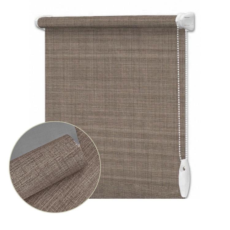 Ролета тканевая термо (blackout) Besta Standart Wenster Меланж BO 11 60х220 см Коричневый (АЖД53819687)