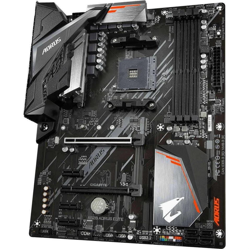 Материнская плата Gigabyte A520 Aorus Elite AM4/ATX/4хDDR4 DIMM (11401405) - фото 4