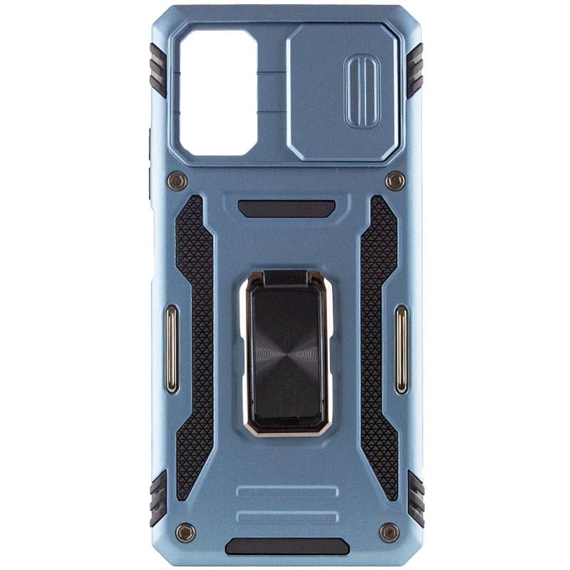 Противоударный чехол Camshield Army Ring для Xiaomi Poco F5 / Note 12 Turbo Light Blue - фото 3