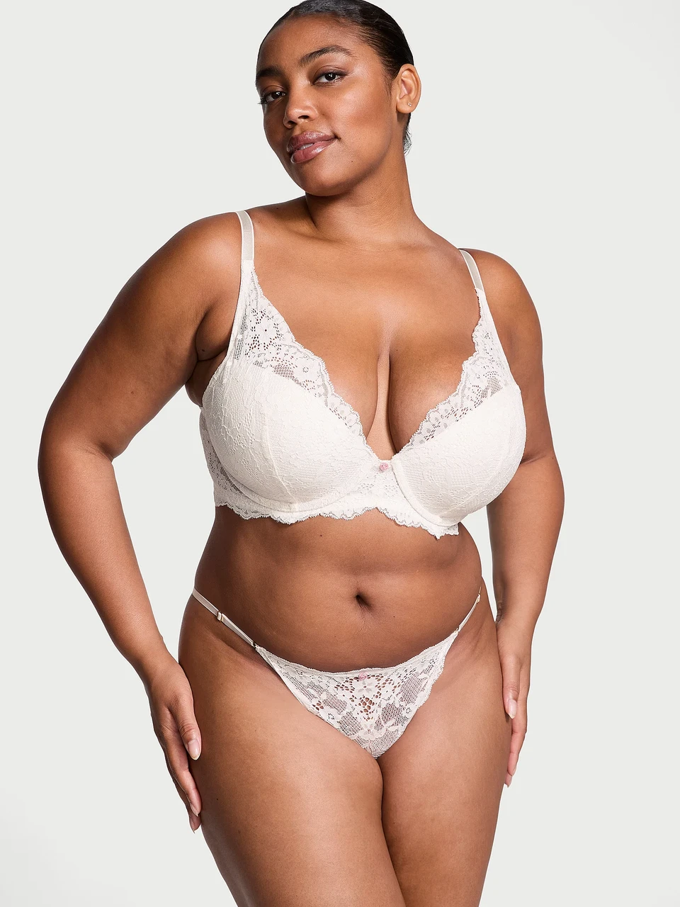 Бюстгальтер Victoria's Secret Dream Angels с кружевом 90Е Белый (100404751)