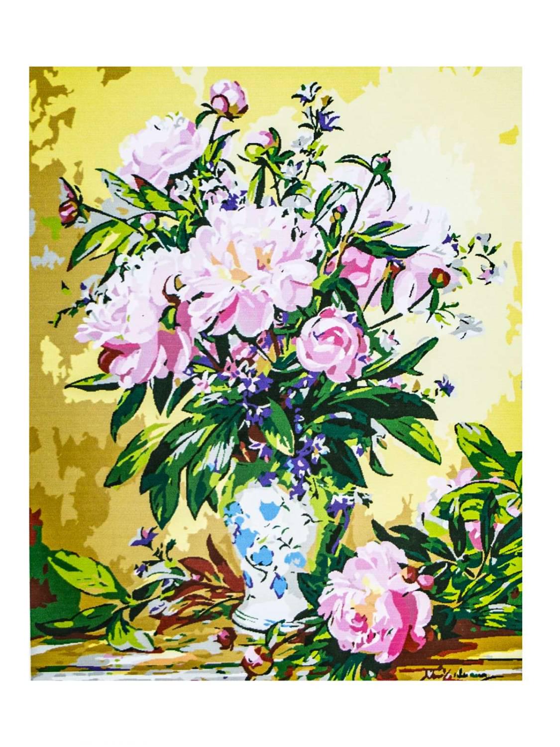 Картина по номерам Пионы с красками и кистями 40х50 см Multicolor (6909)