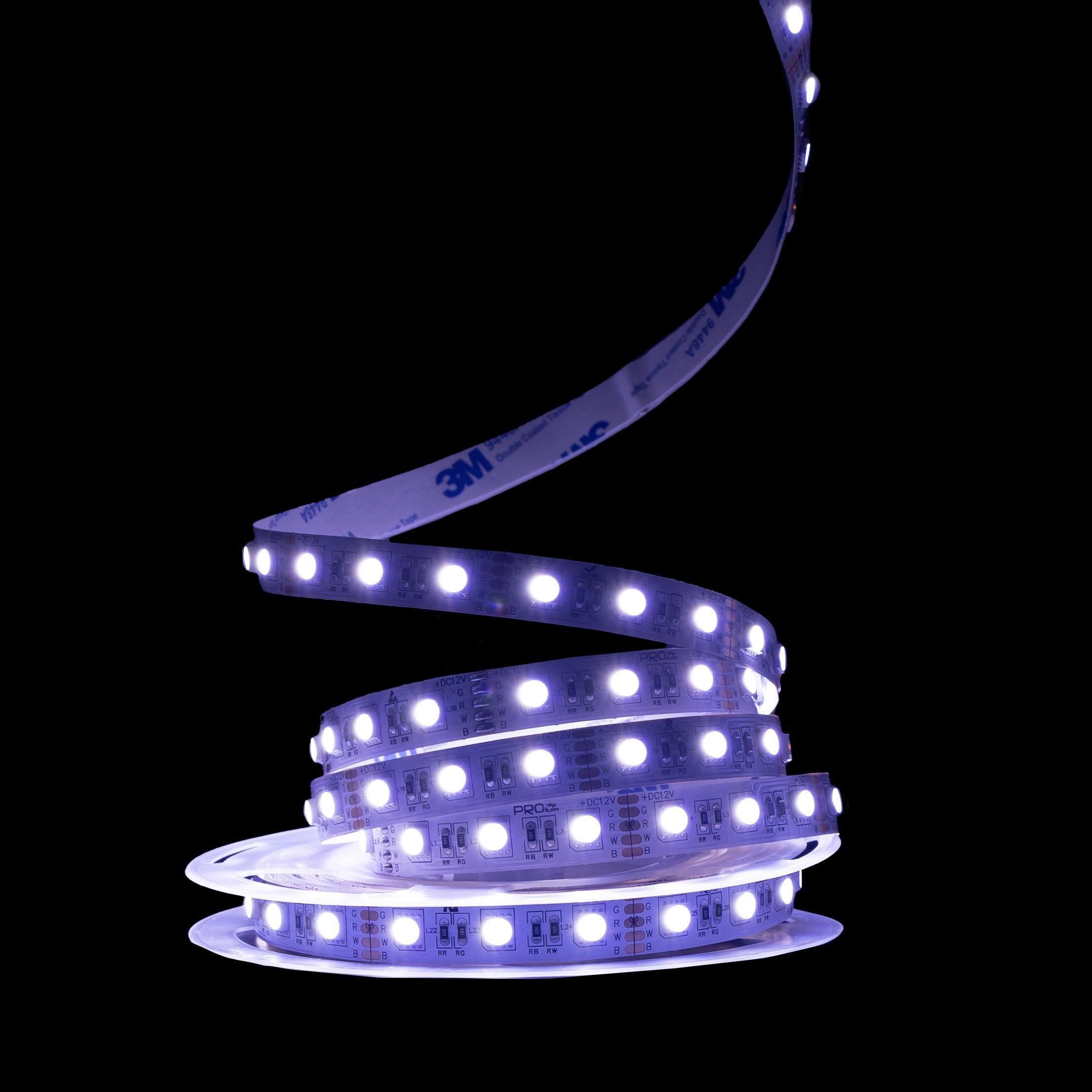 Светодиодная лента Prolum RGB/W 5050/60 IP20 Series-PRO 12V Разноцветный (28522796) - фото 7 Светодиодная лента Prolum RGB/W 5050/60 IP20 Series-PRO 12V Разноцветный (28522796) - фото 7