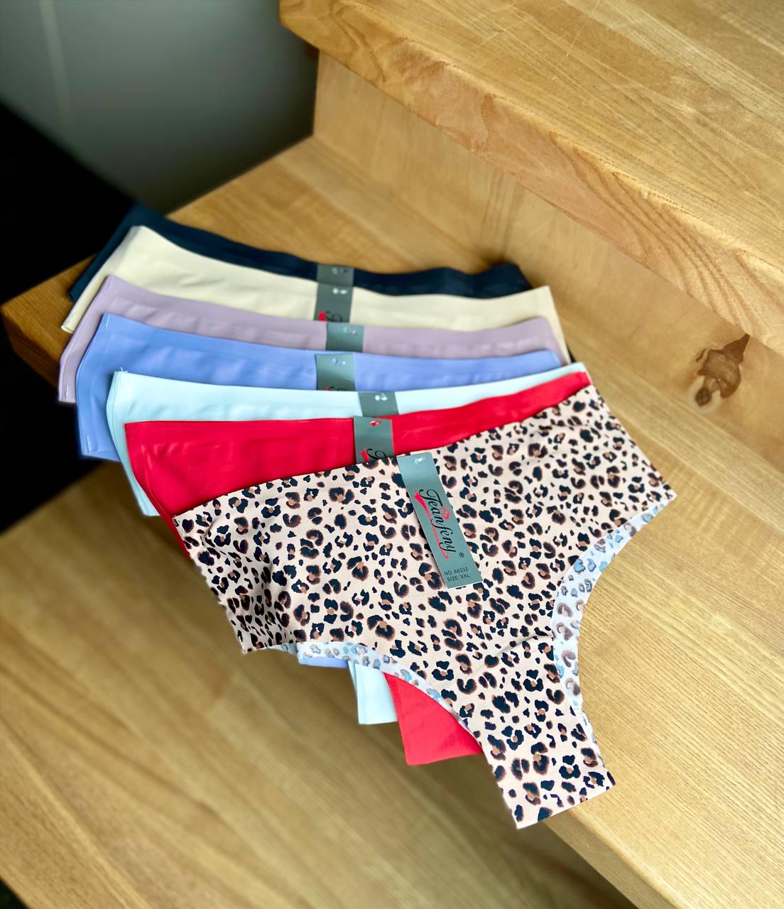 Трусики танга бесшовные из микрофибры комплект 7 шт. 2XL (A6332) Трусики танга бесшовные из микрофибры комплект 7 шт. 2XL (A6332)