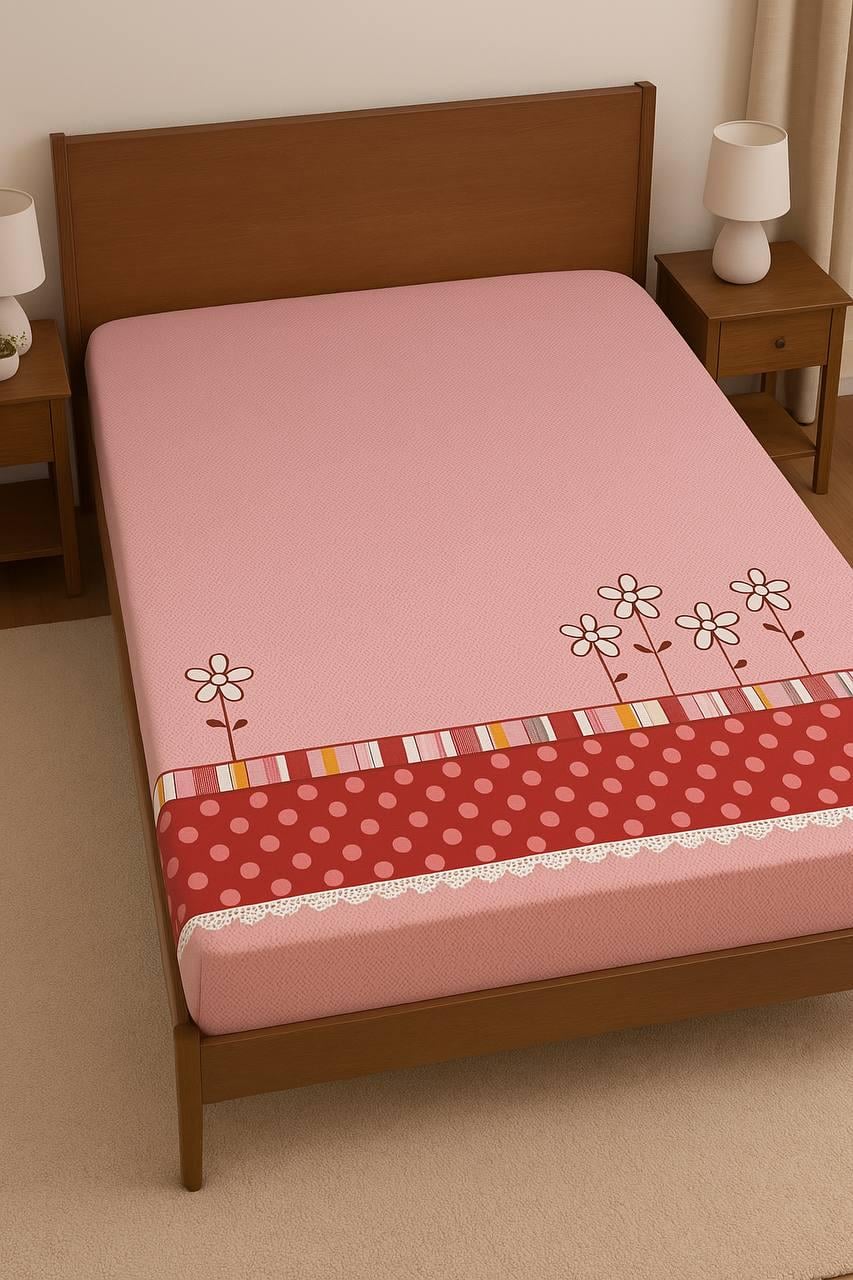 Простыня Уютная на резинке бязь 160х200 см (G-pi1304/x160)