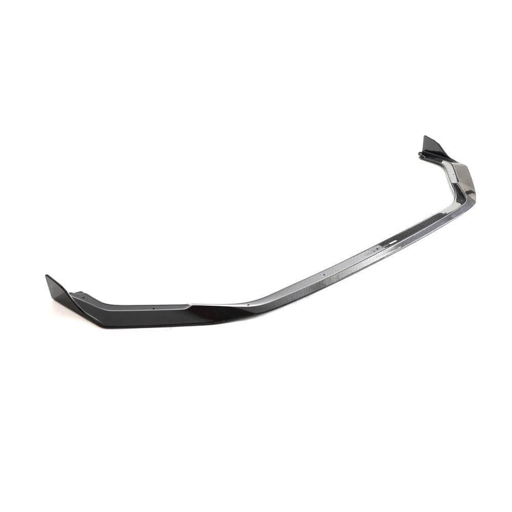 Накладка на передний бампер DDCarbon Lip V3/Honda Civic HB 2021-гг. карбон (153850)