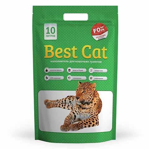 Наполнитель силикагелевый Best Cat 10 л Green Apple Наполнитель силикагелевый Best Cat 10 л Green Apple