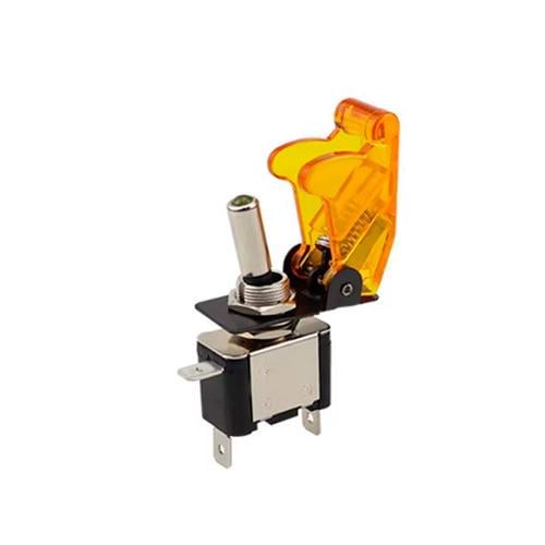 Перемикач тумблер вимикач живлення 12В 20А LED жовте підсвічування Yellow (877459) - фото 2