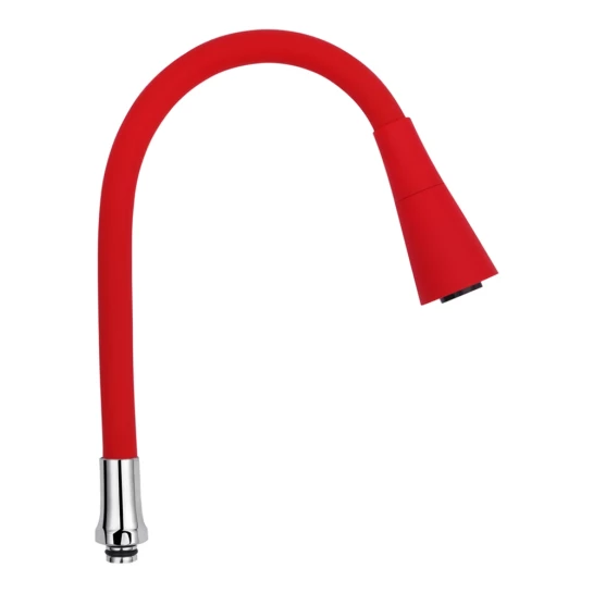 Вилив для змішувача Kroner KRM C8031RED гнучкий Червоний (SVR-CV031905)
