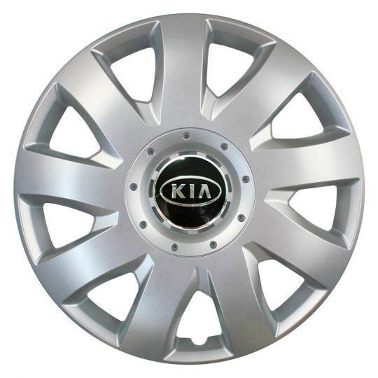 Автомобильные колпаки SKS 426 R16 с логотипом Kia 4 шт. Серебристый