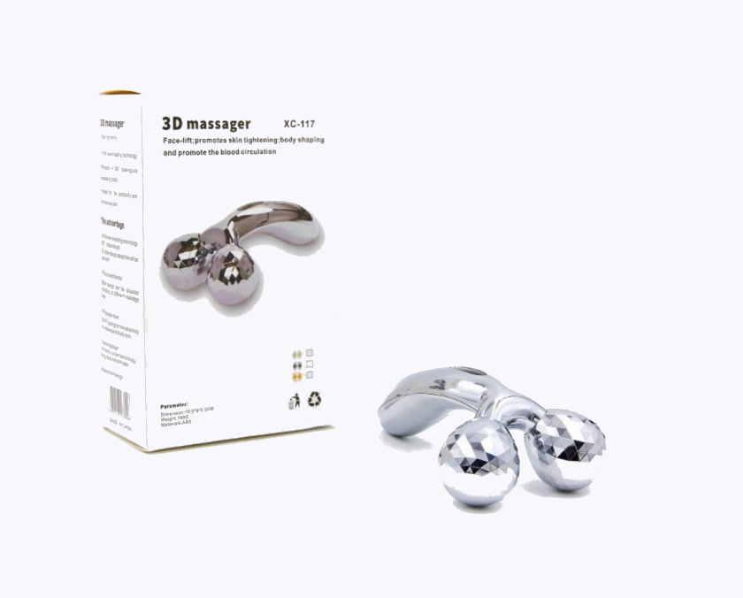 Масажер роликовий SP-Planeta 3D Massager XC-117 Silver