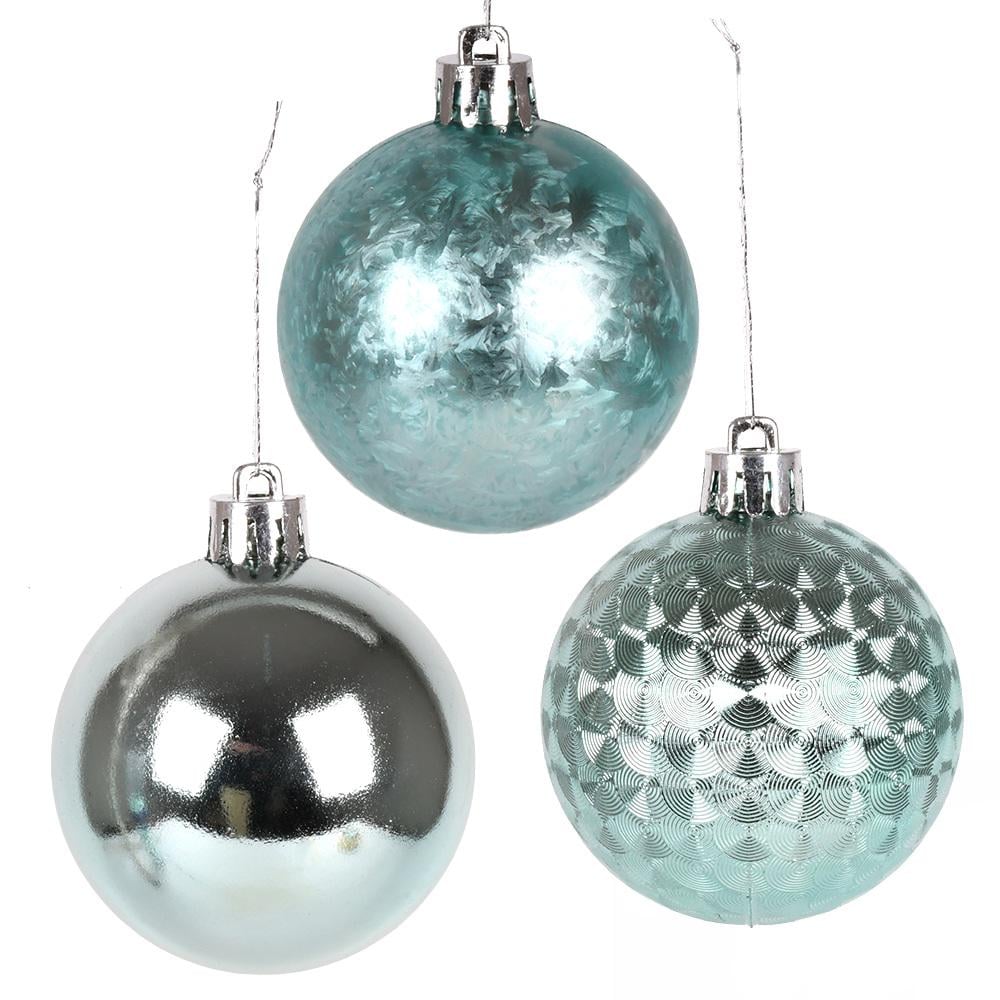 Ялинкові кульки Glas 6 см 6 шт. Silver