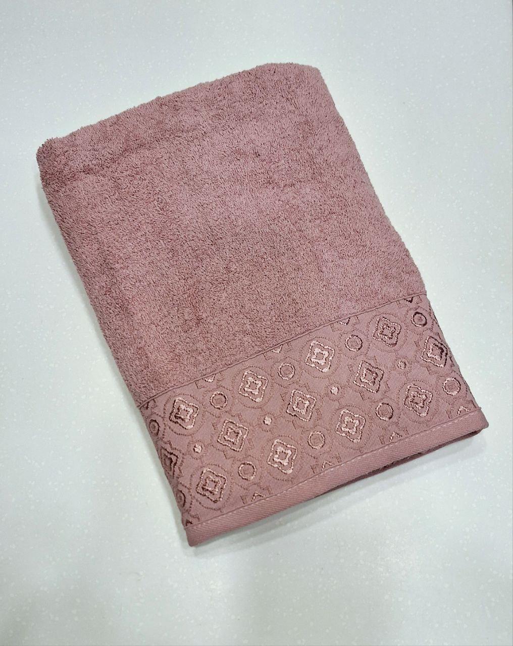 Полотенце для лица махровое Cestepe VIP Cotton 50x90 см Пудрово-розовый (808)