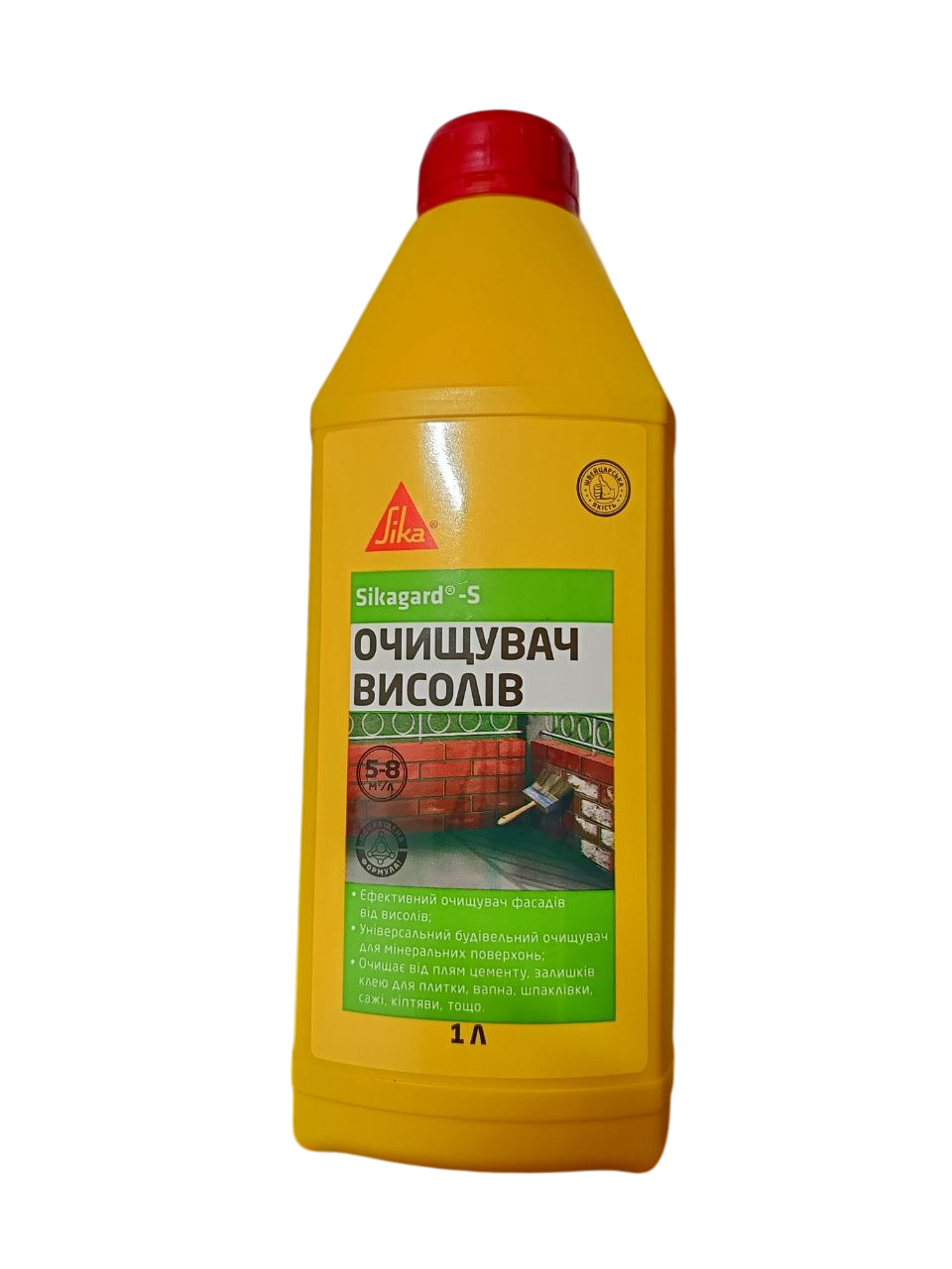 Очиститель строительный Sikagard S универсальный 1 л (452689)