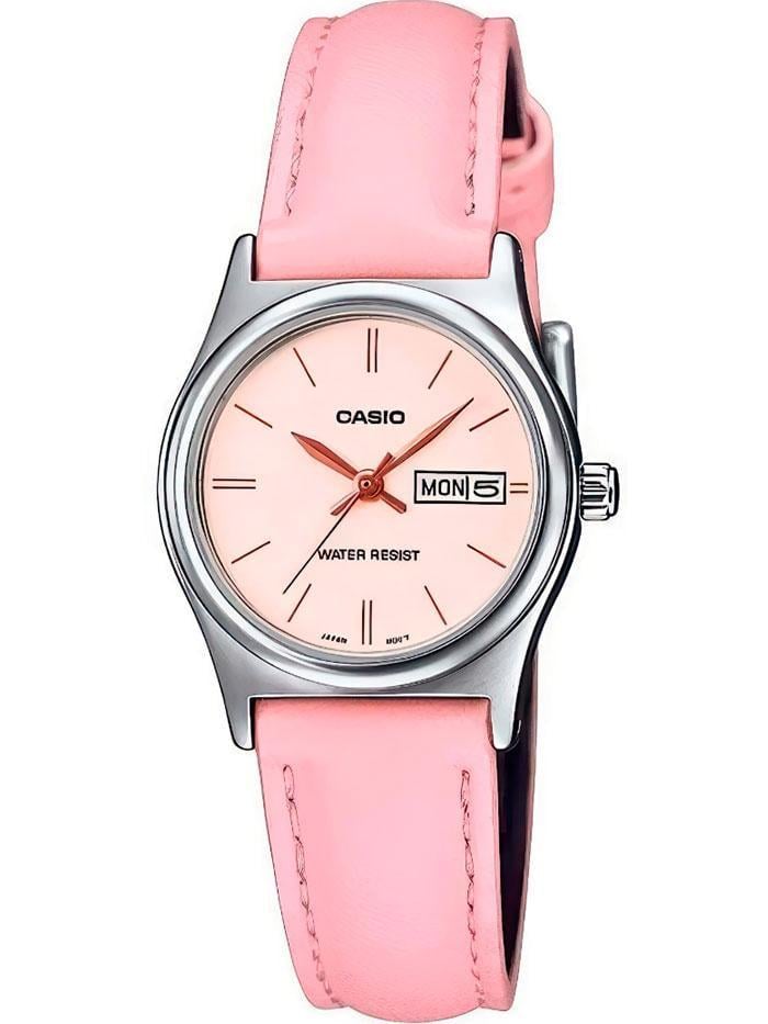 Наручные часы женские Casio LTP-V006L-4B Timeless Collection Lady Timeless Collection Розовый (2917403636)