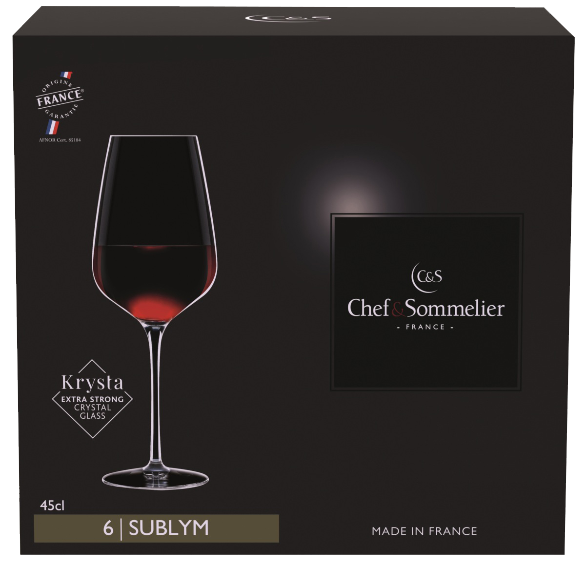 Набір келихів Chef&Sommelier SUBLYM 6 шт. 450 мл (UG-N1739/1) - фото 7 Набір келихів Chef&Sommelier SUBLYM 6 шт. 450 мл (UG-N1739/1) - фото 7