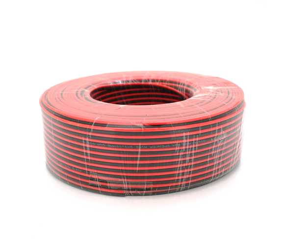 Кабель акустический Merlion MR-CBLAC205 2x0,5 мм CCA 100 м Black/Red (MR-CBLAC205)