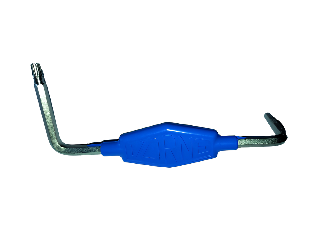 Ключ регулировочный для металлопластиковых окон VORNE со звездочкой и шестигранником 2 шт. 4 мм (46745)