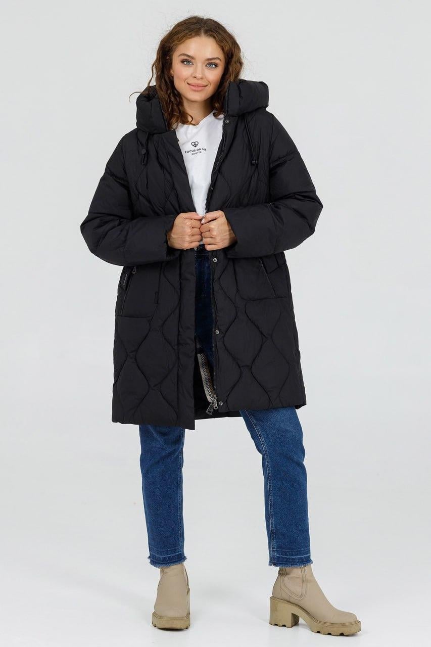 Куртка Plus Size р. 54 Черный (708s\54)