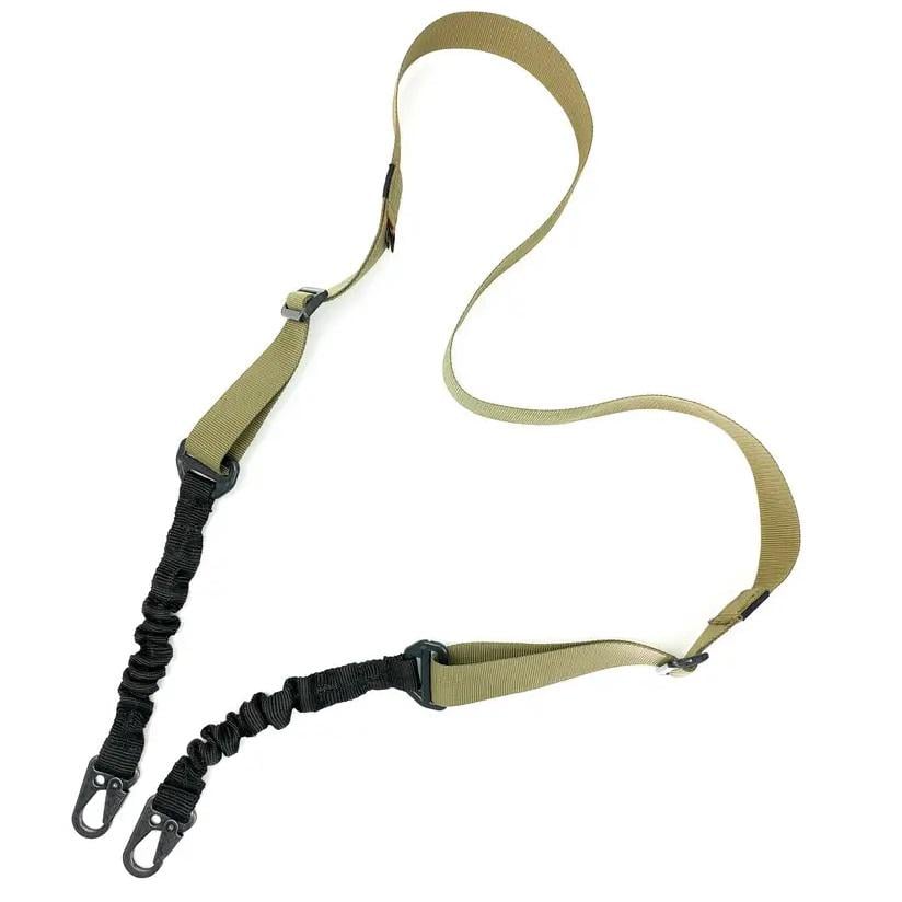 Ремень для АК LeRoy двухточечный полиамидный с двумя регулировками Coyote (LE2154)