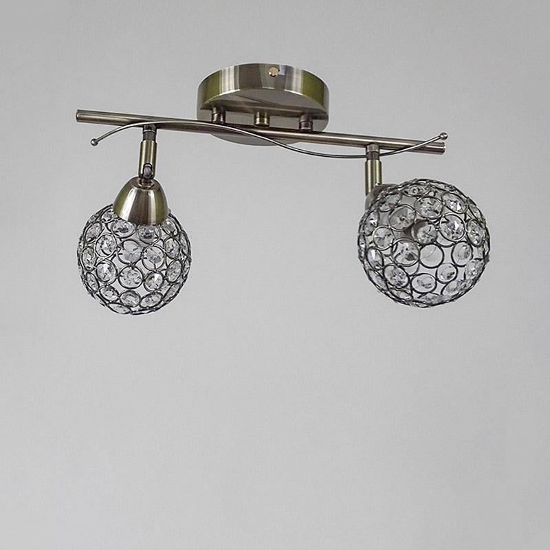 Люстра потолочная Light House NM-15156/2 AB+AB на две лампы Бронза