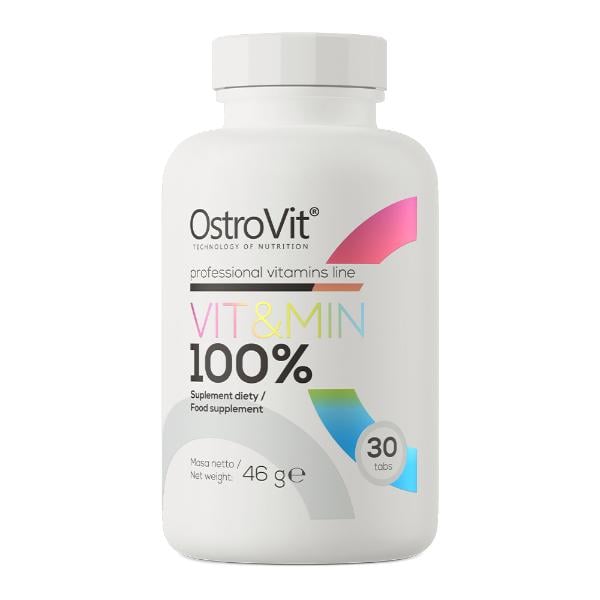 Комплекс для спорта витаминно-минеральный OstroVit Vit&Min 100% 30 табл. (000027278)
