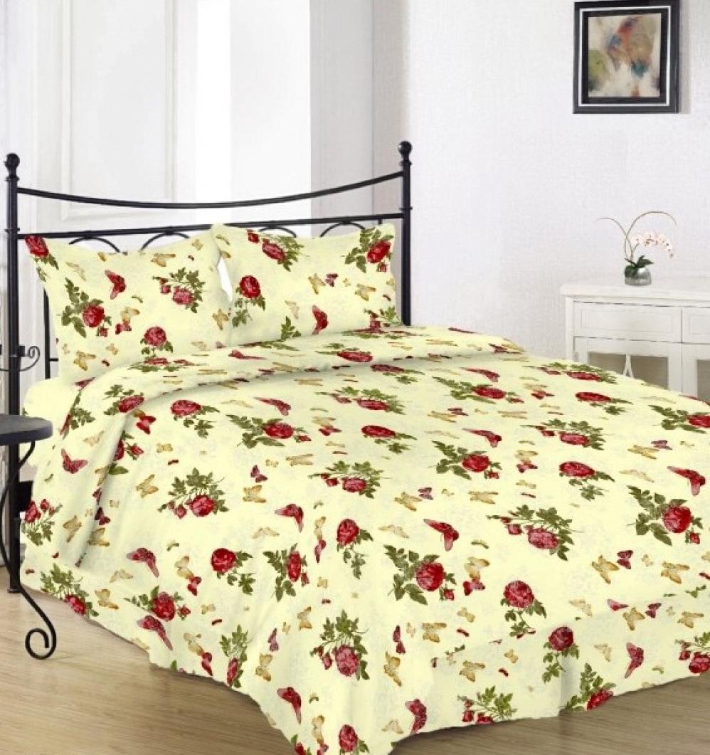 Комплект постільної білизни Vital-Textile Бязь Голд Люкс євро 200х220 см (BLe-189)