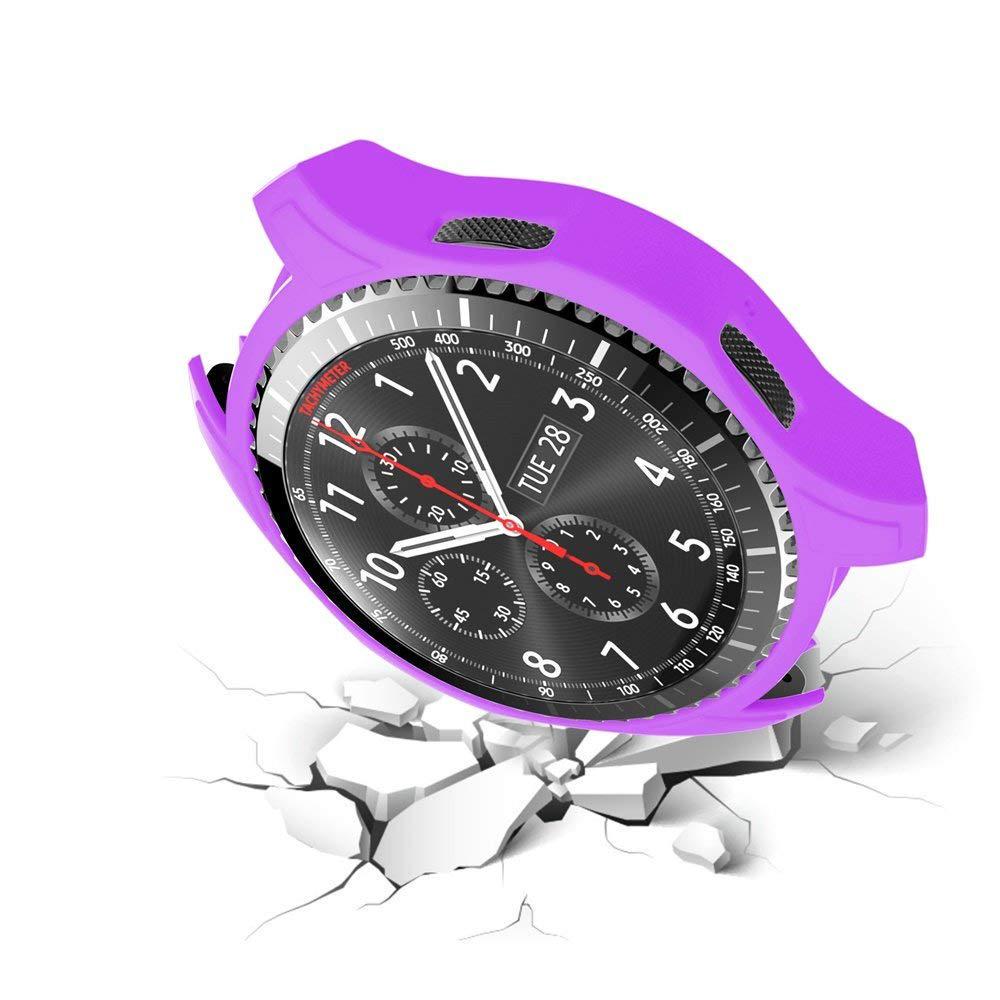 Силиконовый защитный корпус Primo для часов Samsung Gear S3 Frontier SM-R760 Purple (726143426)