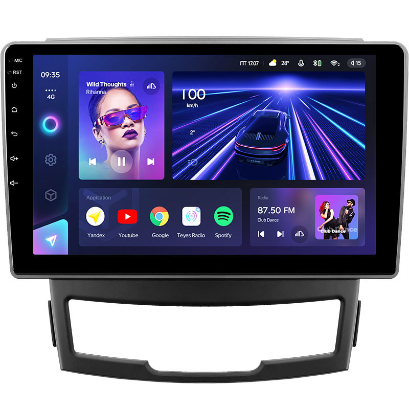Автомагнитола штатная Teyes CC3 360° для SsangYong Korando 3/Actyon 2 2010-2013 Android (1671407049)