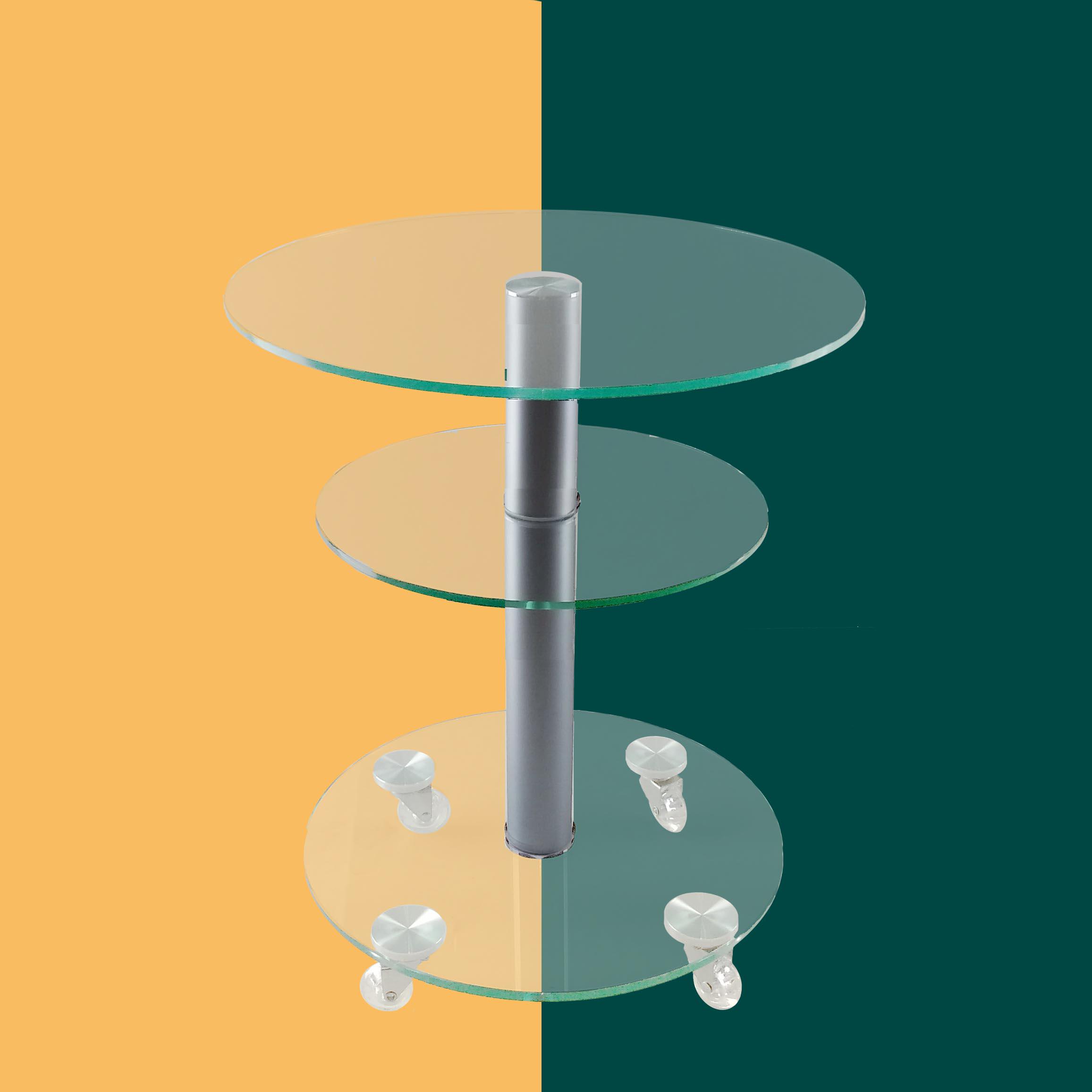 Стол журнальный стеклянный Commus Bravo Standart K ccc-alm60 Прозрачный (433320261) - фото 4 Стол журнальный стеклянный Commus Bravo Standart K ccc-alm60 Прозрачный (433320261) - фото 4