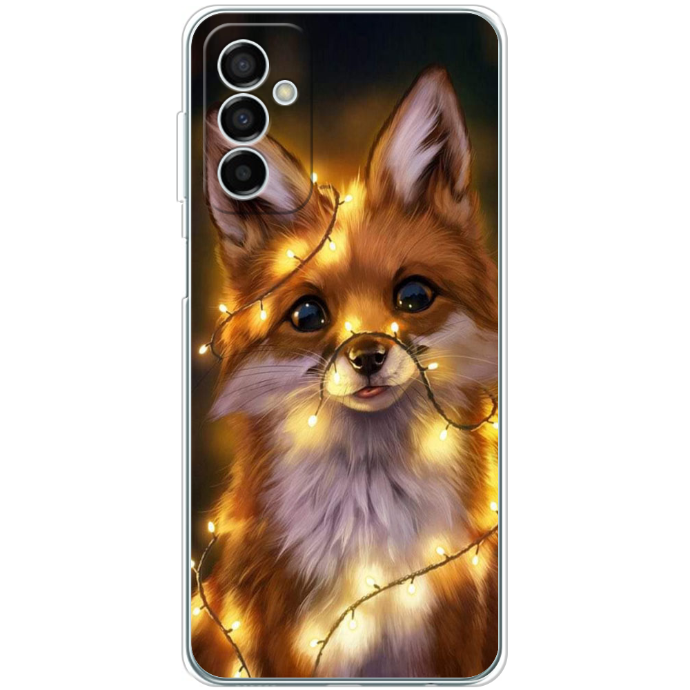 Чехол BoxFace Samsung Galaxy M23 5G (M236) Рождественская лиса Прозрачный силикон (44471-up2399-44471)