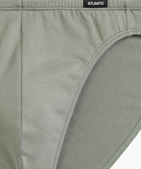 Набор трусов-брифов мини мужских Atlantic 3MP-119 с туннельной резинкой хлопок 3 шт. Синий/Голубой/Хаки XXL (2678796695) - фото 6 Набор трусов-брифов мини мужских Atlantic 3MP-119 с туннельной резинкой хлопок 3 шт. Синий/Голубой/Хаки XXL (2678796695) - фото 6