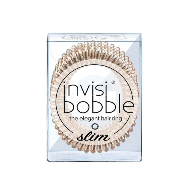 Гумка-браслет для волосся Invisibobble Slim Bronze Me Pretty 3 шт. ( 4260285377372)