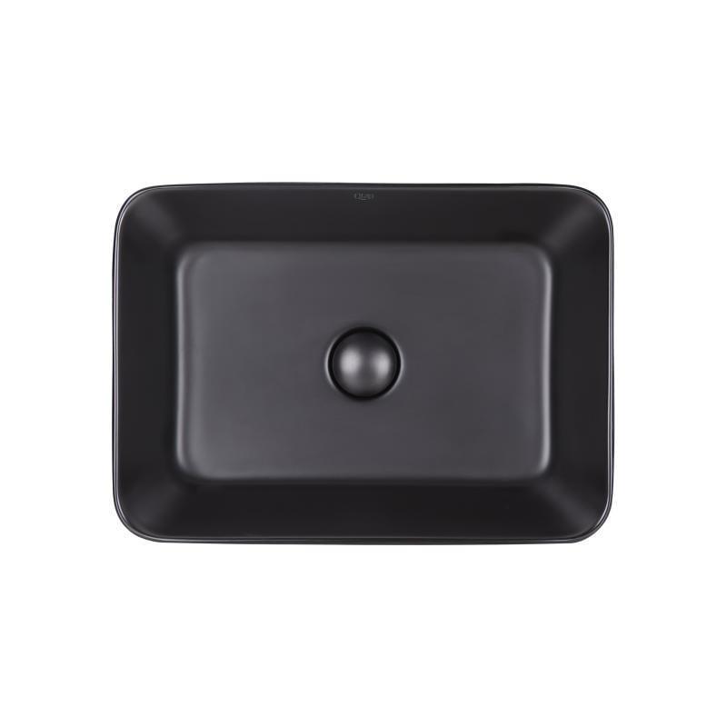 Раковина-чаша Q-tap Virgo с донным клапаном Matt Black (QT18112261MBMB)