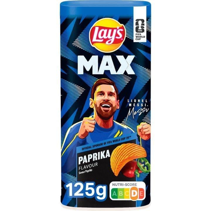 Чипси Lay's Max Paprika FIFA World Cup Lionel Messi 125 г (3133243344)