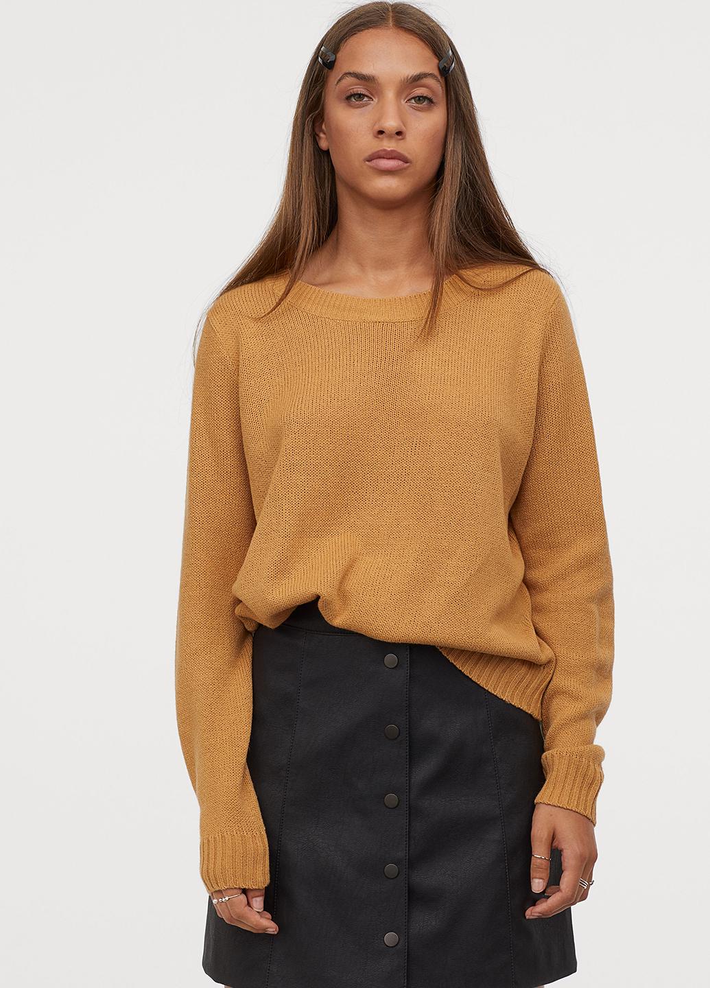 Джемпер женский H&M XS Бежевый (679853b45)