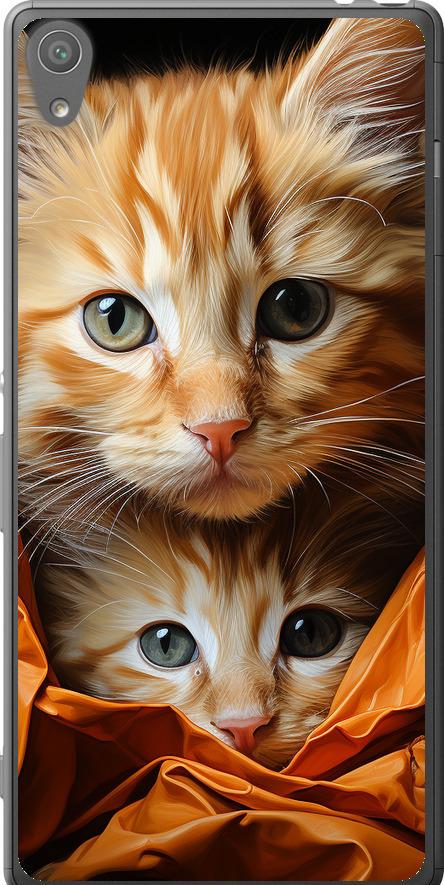 Чехол на Sony Xperia XA F3112 Котики 2 (5664t-399-42517)