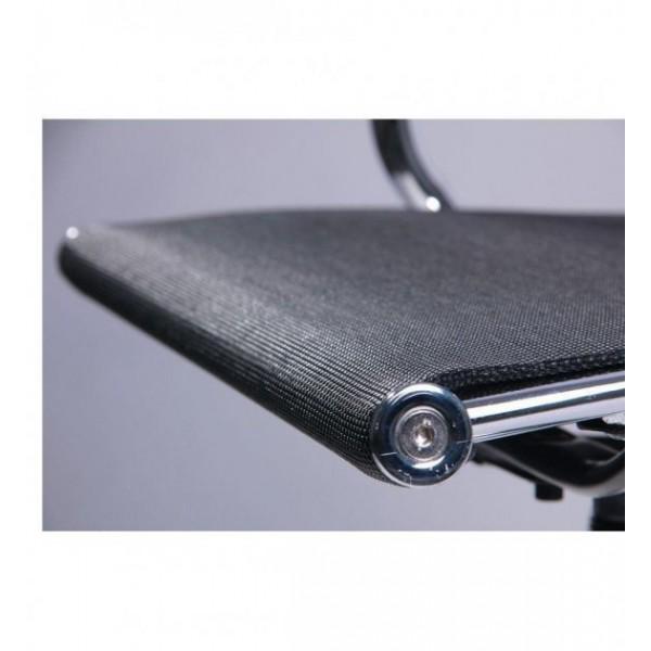 Крісло офісне AMF Holding Slim Net HB XH-633 1140+80х580х640 Хром/Чорний - фото 9