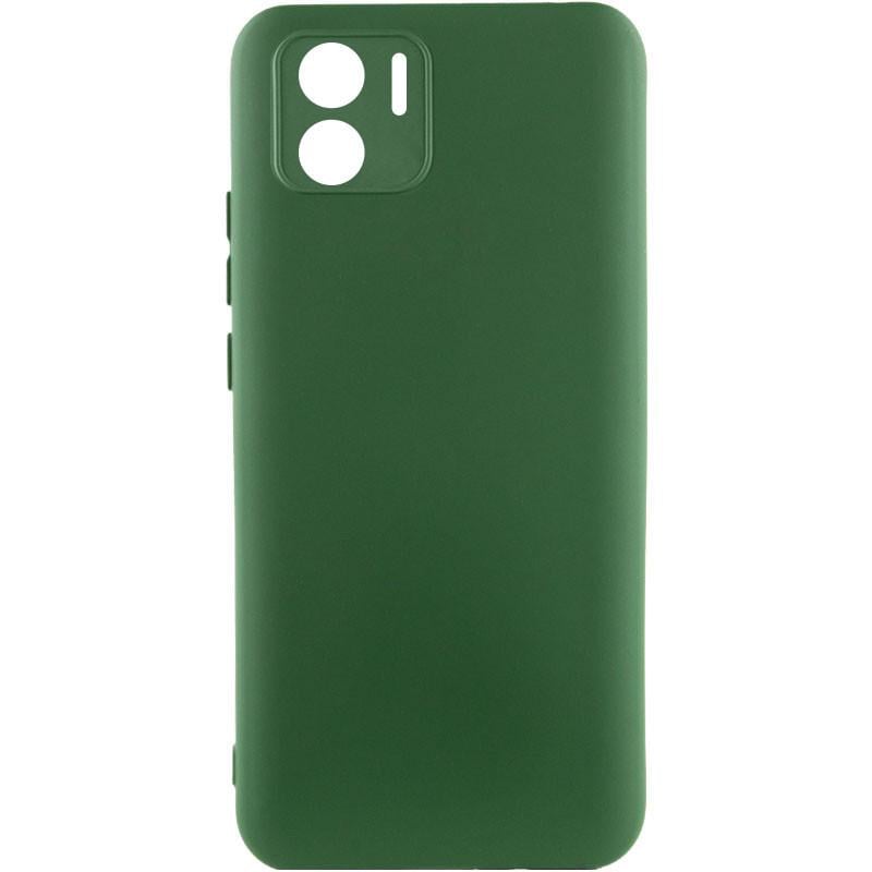 Протиударний чохол Silicone Cover Lakshmi Full Camera (A) для Xiaomi Redmi A1 / A2 Зелений / Dark green