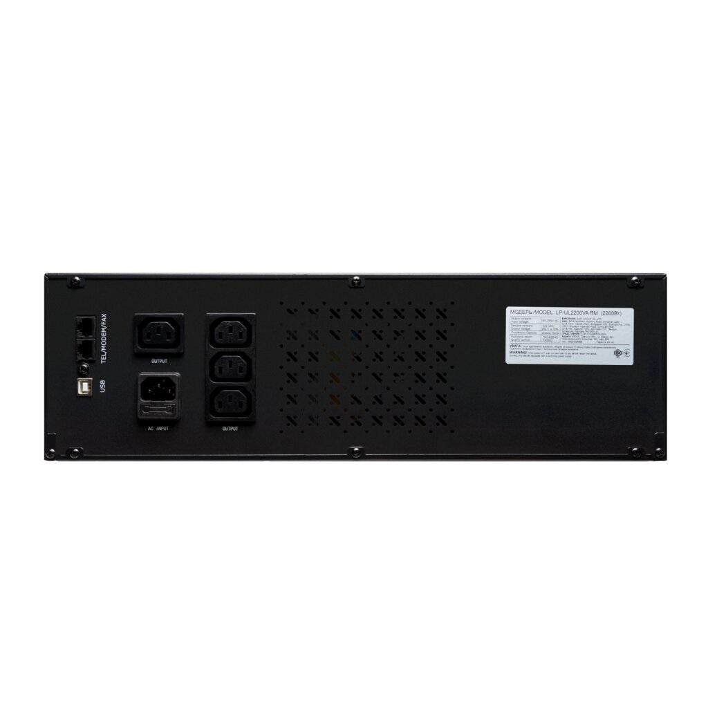 Джерело безперебійного живлення Rack mounts with battery (LP-UL2200VARM) - фото 2