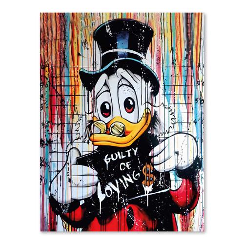 Картина Scrooge McDuck Love Money 45x60 см (P0487)
